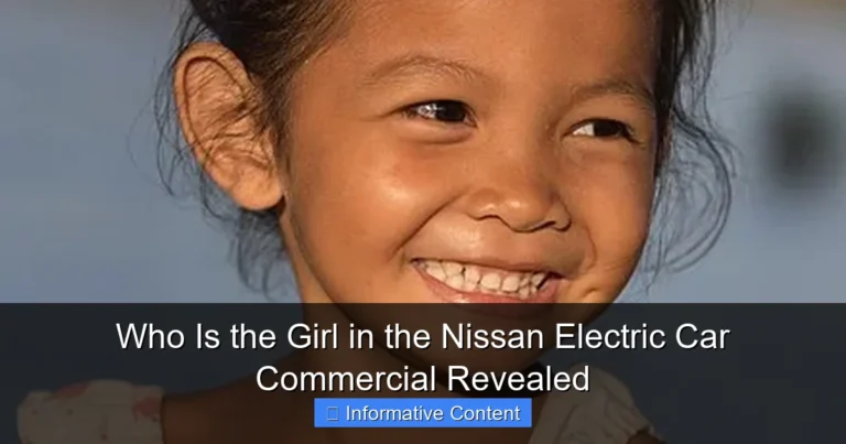 Who Is the Girl in the Nissan Electric Car Commercial Revealed
