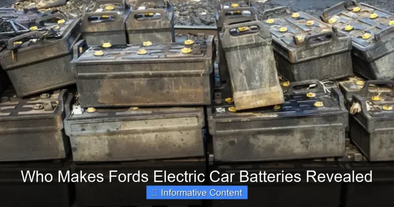 Who Makes Fords Electric Car Batteries Revealed