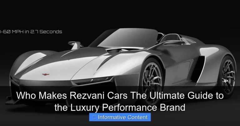 Who Makes Rezvani Cars The Ultimate Guide to the Luxury Performance Brand