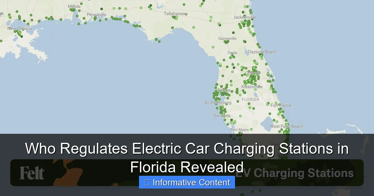 Who Regulates Electric Car Charging Stations in Florida Revealed