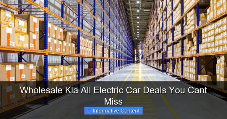 Wholesale Kia All Electric Car Deals You Cant Miss
