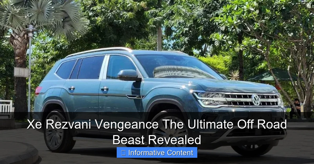 Xe Rezvani Vengeance The Ultimate Off Road Beast Revealed