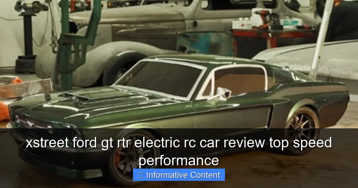 xstreet ford gt rtr electric rc car review top speed performance
