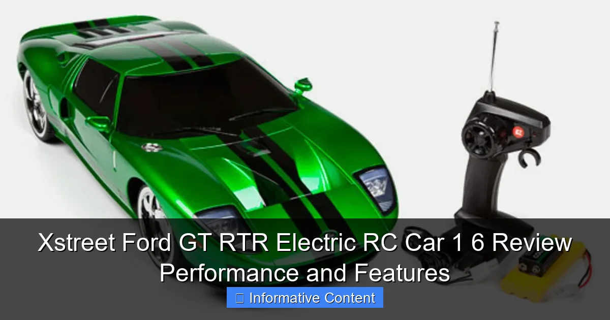 Xstreet Ford GT RTR Electric RC Car 1 6 Review Performance and Features